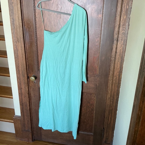 Free People Beach Evangeline Midi Dress in Green Frost Sz Sm EUC - Picture 2 of 4